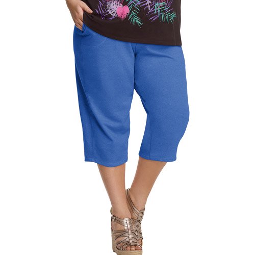 Just My Size Women/'s French Terry Capri